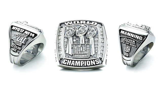 2008 New York Giants Superbowl Ring