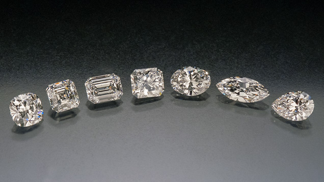 Various Diamond Shapes Various Diamond Shapes