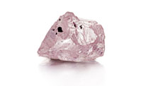23.16 carat pink diamond unearthed from the Williamson Mine in Tanzania. Image courtesy of Petra Diamonds.