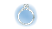 Learn how to evaluate the quality of a platinum cobalt ring with diamonds in the shank that was sized down using a laser welder with these helpful illustrations and instructional video.